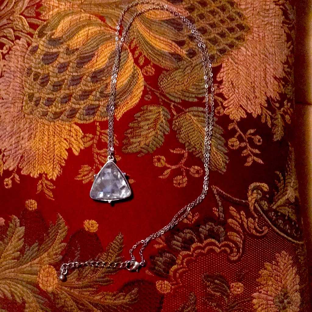 Triangular Bling Pendant
